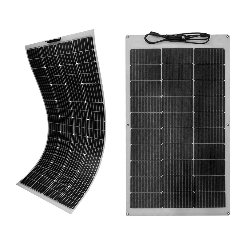 Hipo Rv Solar Kit	All Black Pv Module Mc4 Interface 100W Solar Panel