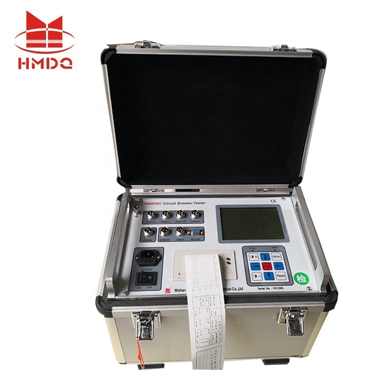 HM6080 Dynamic characteristic circuit breaker tester for high voltage switch test set circuit breaker CB analyzer