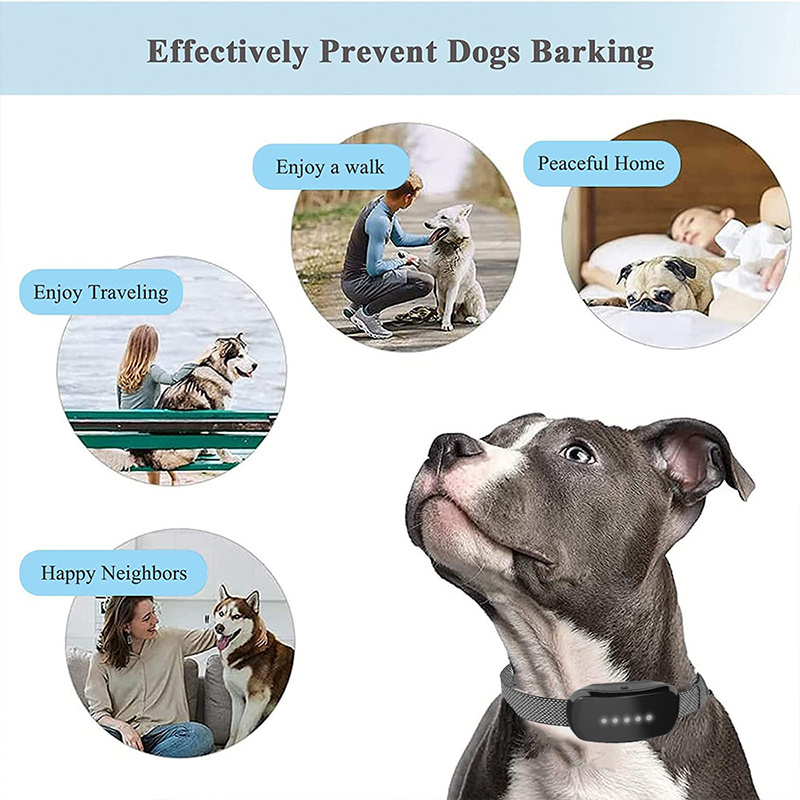 Best electronic dog training collar Pet Electric Vibration Deep Collars Anti-Bark No Barking Training Collar