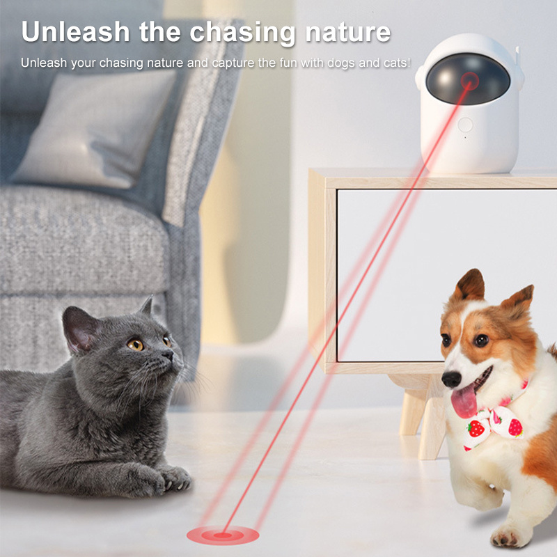 High quality pet cat toy intelligent monitor machine interaction mobile mini pets educational luxury cat laser toys