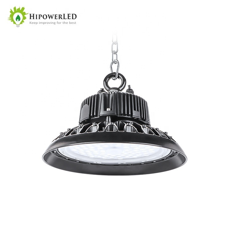 100watt 150w 200w 300w ip65 waterproof hi bay dimmable parking garage luminaires fixture ufo led high bay light for warehouse