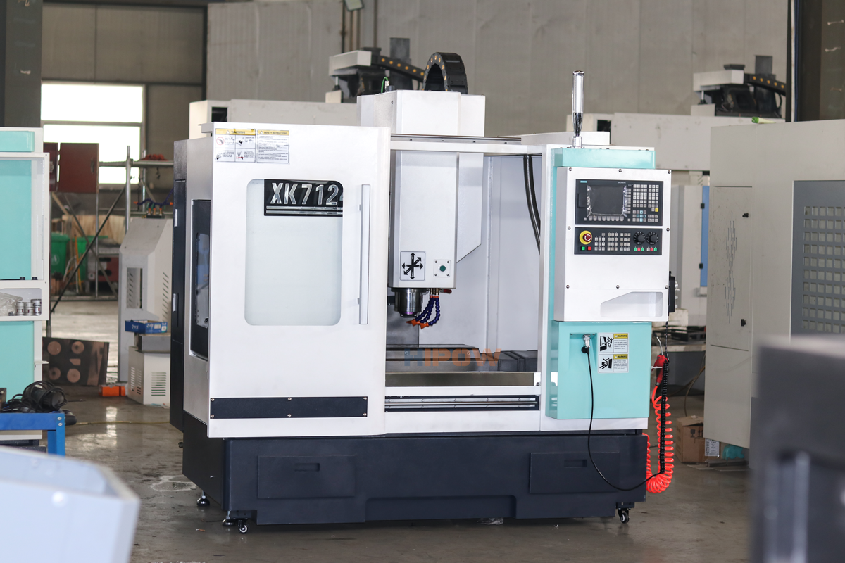 XK7124 universal taiwan  fanuc hobby 3 axis metal vertical small 5 axis cnc milling machine