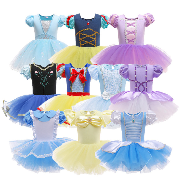 RTS Baby Dress Princess Kids Ballet Tutu Dance Costume Dress for Girls Ready to Ship