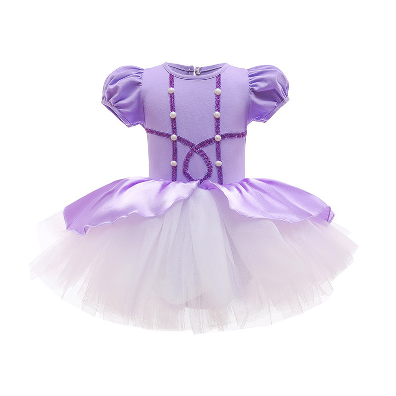 RTS Baby Dress Princess Kids Ballet Tutu Dance Costume Dress for Girls Ready to Ship