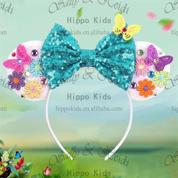 RTS Encanto Hair Accessories Mouse Ears Designer Headbands Kids Headbands Ready to Ship