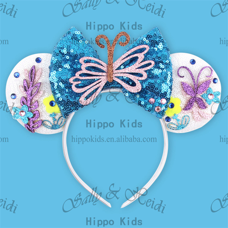 RTS Encanto Hair Accessories Mouse Ears Designer Headbands Kids Headbands Ready to Ship