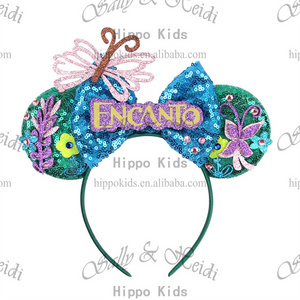 RTS Encanto Hair Accessories Mouse Ears Designer Headbands Kids Headbands Ready to Ship