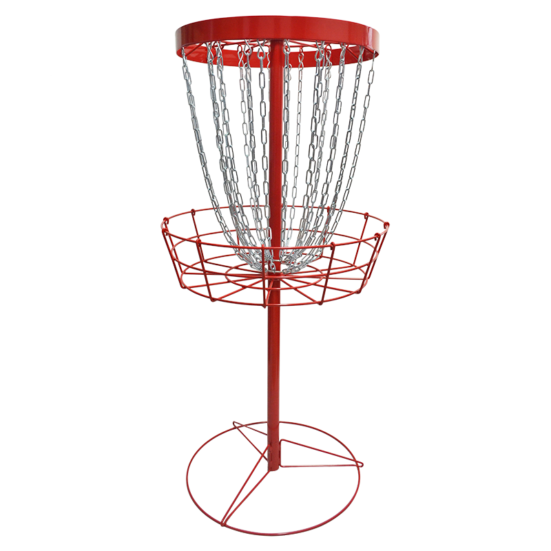 Factory Direct Professional PDGA Approved Light Weight Custom 24 Chain Practice Portable Frisbeed Target Disc Golf Basket