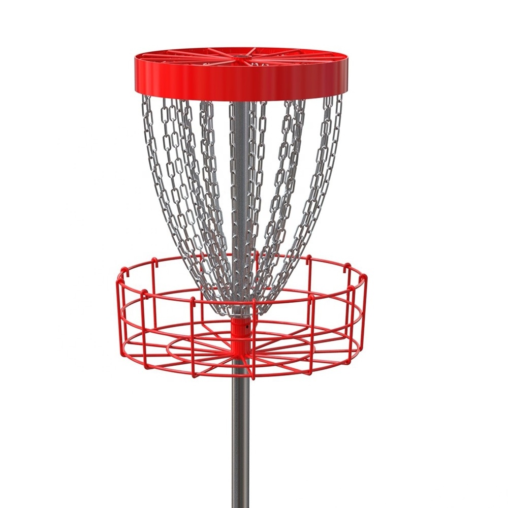 High Quality Heavy Duty Disc Golf Basket PDGA Galvanized For Disc Golf Tournament