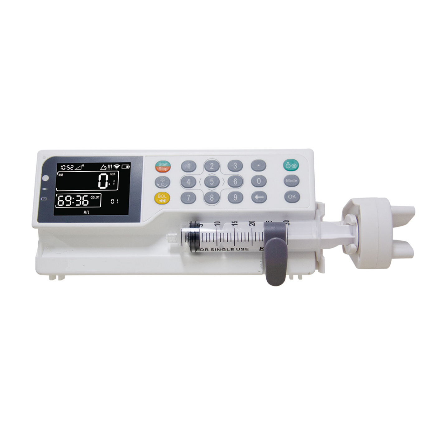 Dual Channel Syringe Pump with drug library &touch screen