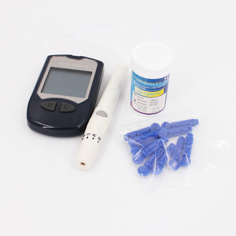 Portable Blood Glucose Monitoring Meter Digital Blood Glucose Monitor