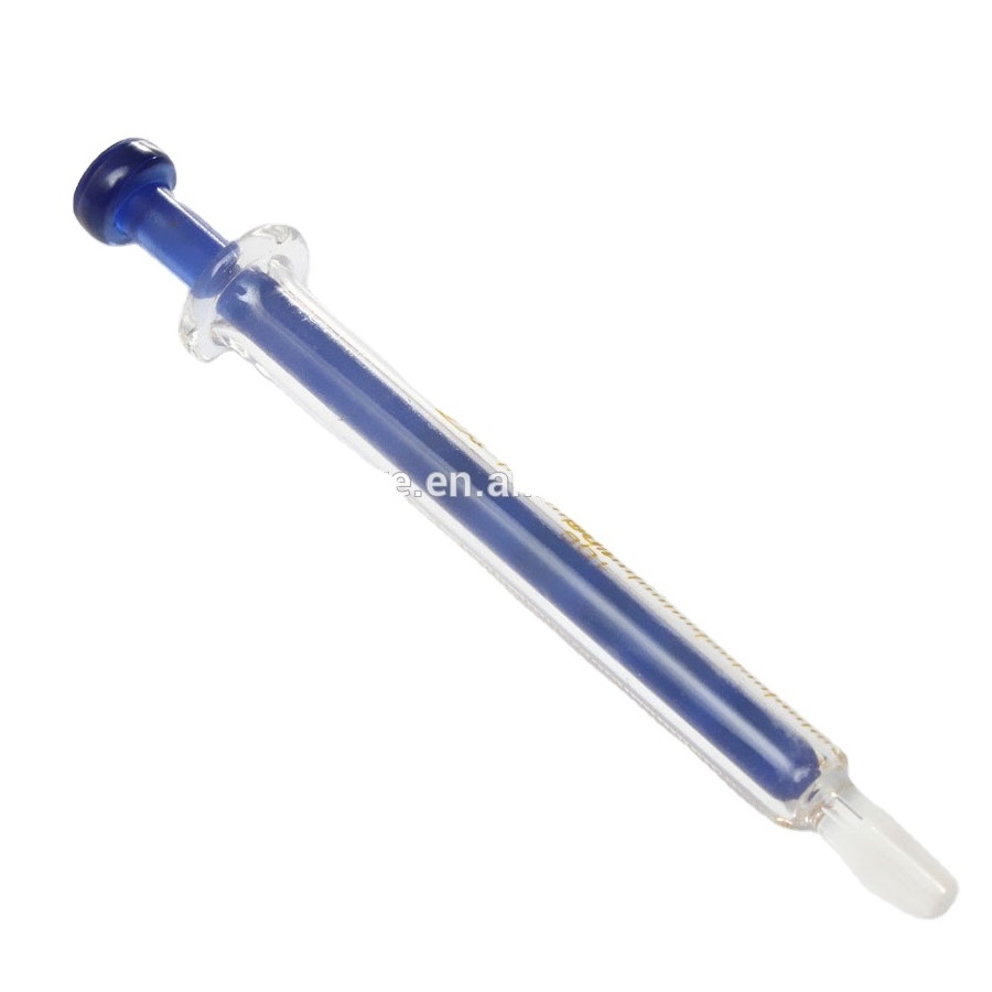 1 ML Glass Syringe Injector Dosage Precision Ideal Lab Sampler Glassware