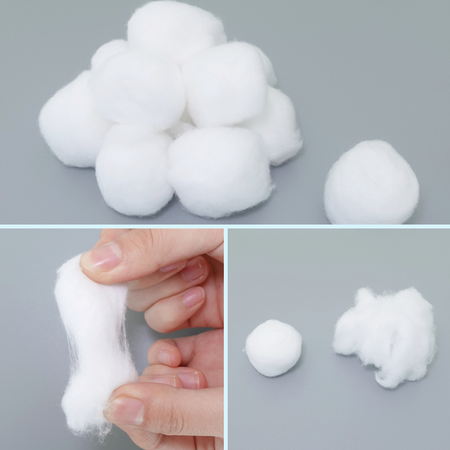 Medical Sterile Cotton Ball 100%  Pure Absorbent Cotton Wool Balls Cotton Wool Roll 500g