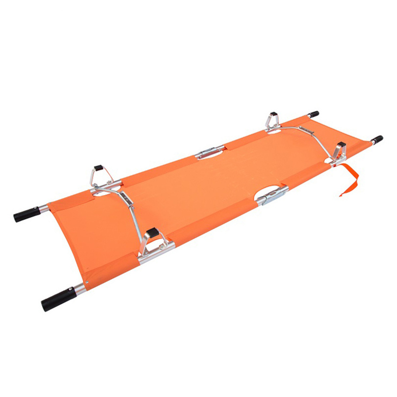 Aluminum Alloy Foldaway Stretcher Emergency Recue Stretcher Compact Folding Stretcher