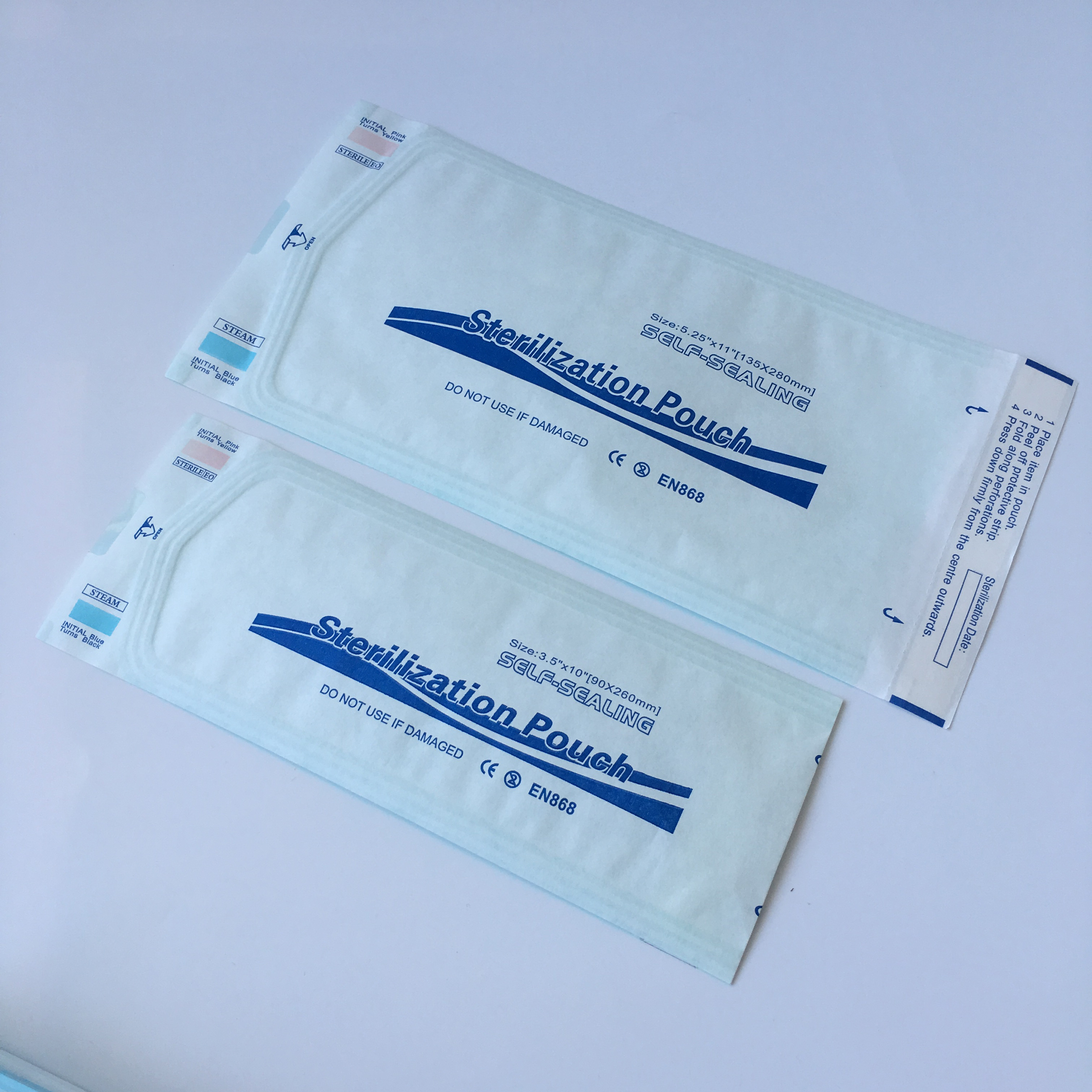 EO Steam Tyvek Sterilization Pouch Roll Self Seal Sterilization Pouches