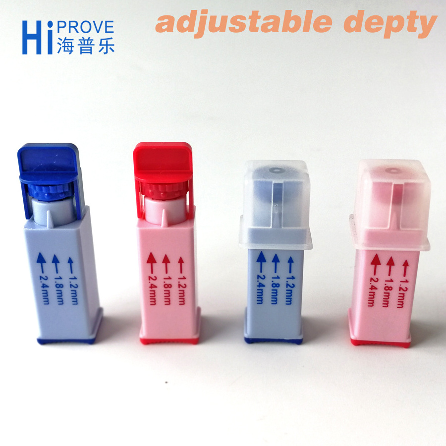 HOT SALES HIPROVE 21G 23G 26G 28G 30G Medical Disposable Twist/Flat/Pressure Activated/Button Activated Safety Blood Lancet