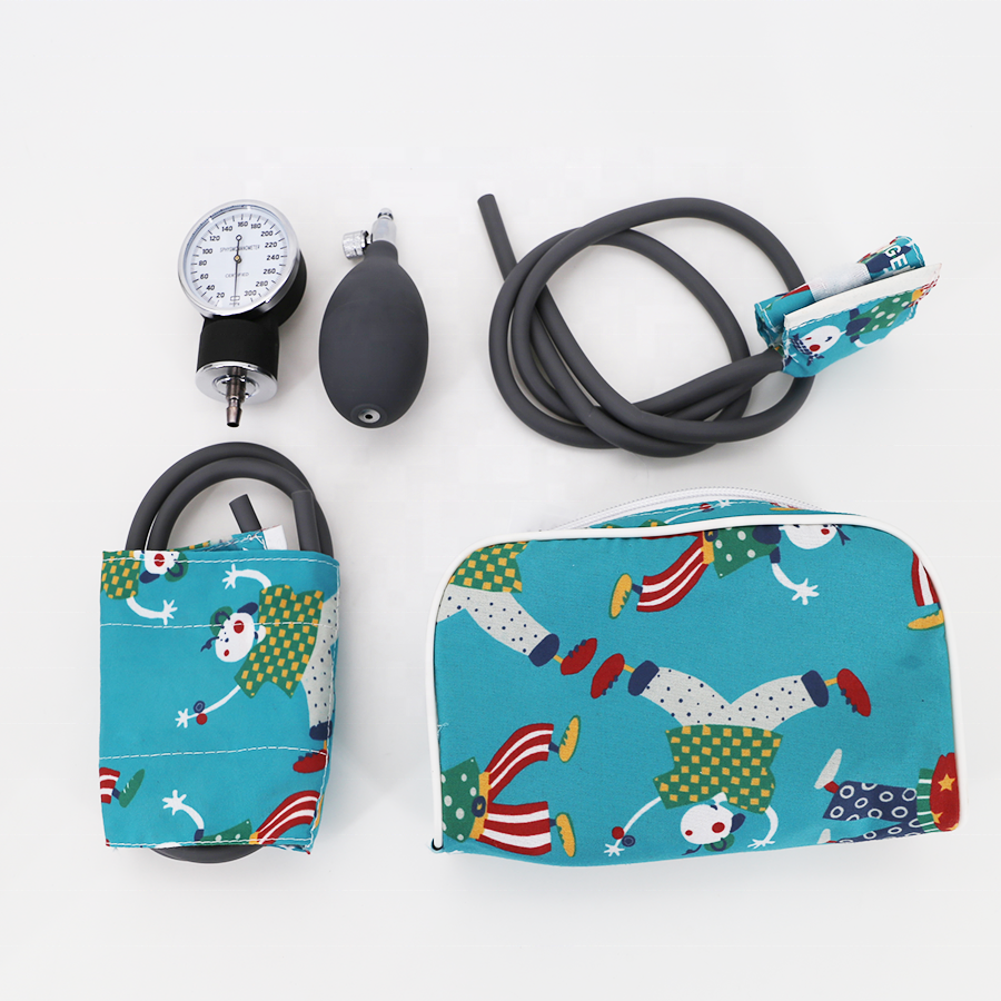 Factory price manual blood pressure monitor hot selling sphygmomanometer children cartoon sphygmomanometer