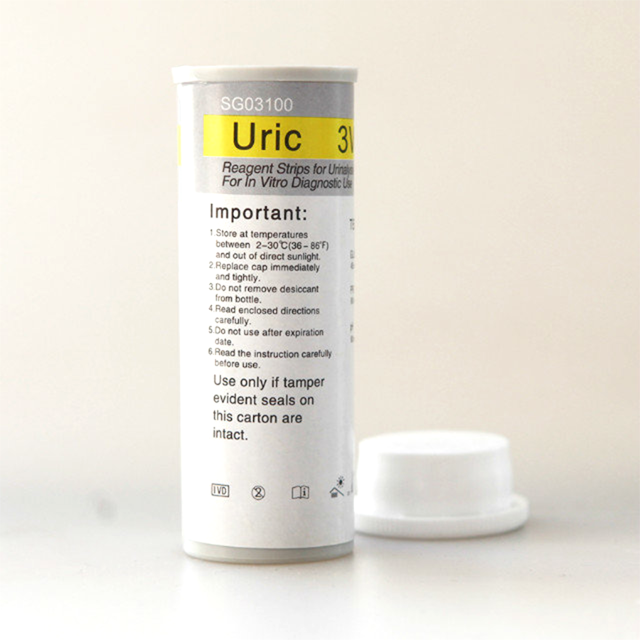 Factory price urine test strips to test Glucose protein ph Uric 3V urine reagent strips