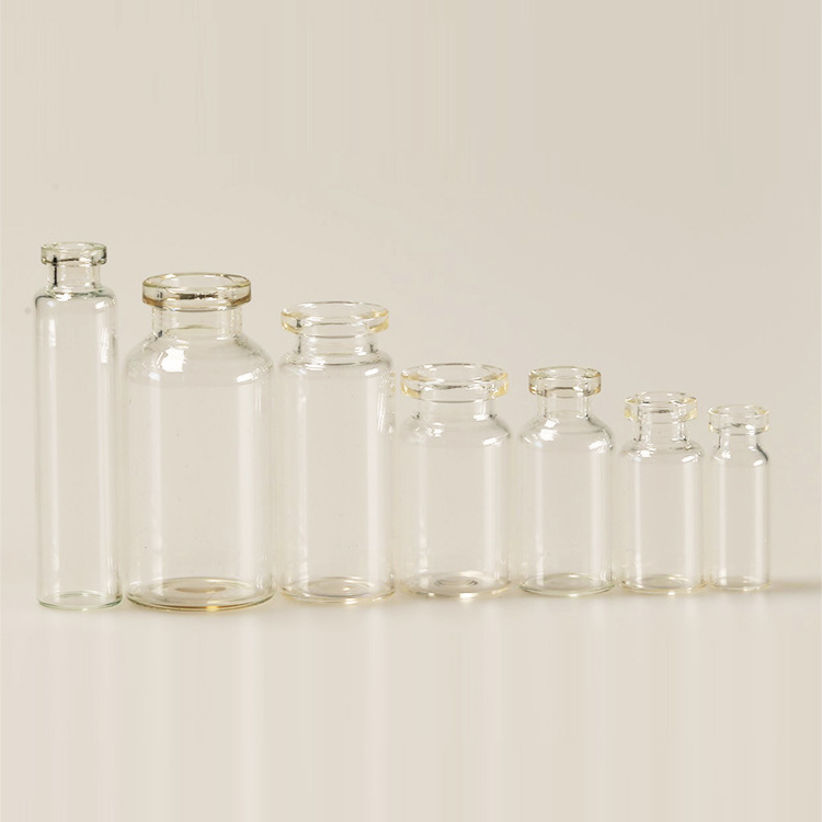 Medical mid borosilicate tubular glass vaccine ampoule vials bottles