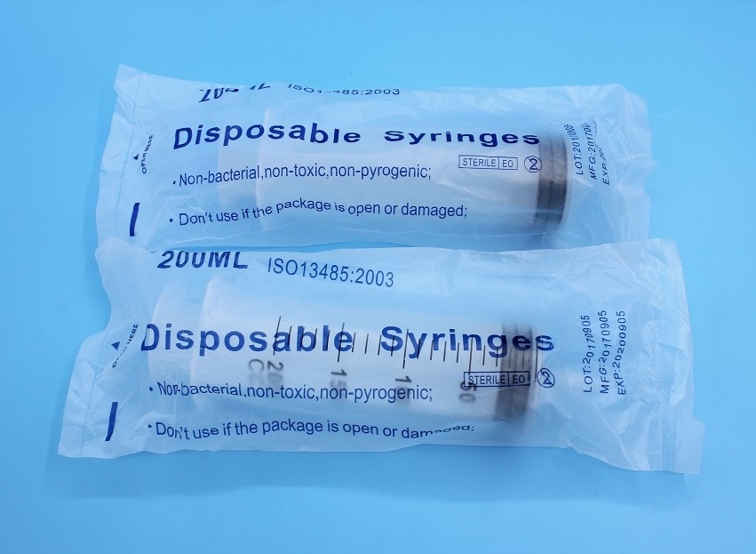 disposable sterile irrigation syringe with catheter tip 100ml 200ml