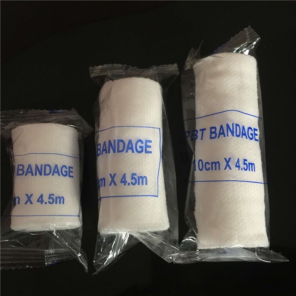 HIgh quality PBT elastic bandage gauze PBT conforming bandage for medical dressing protection