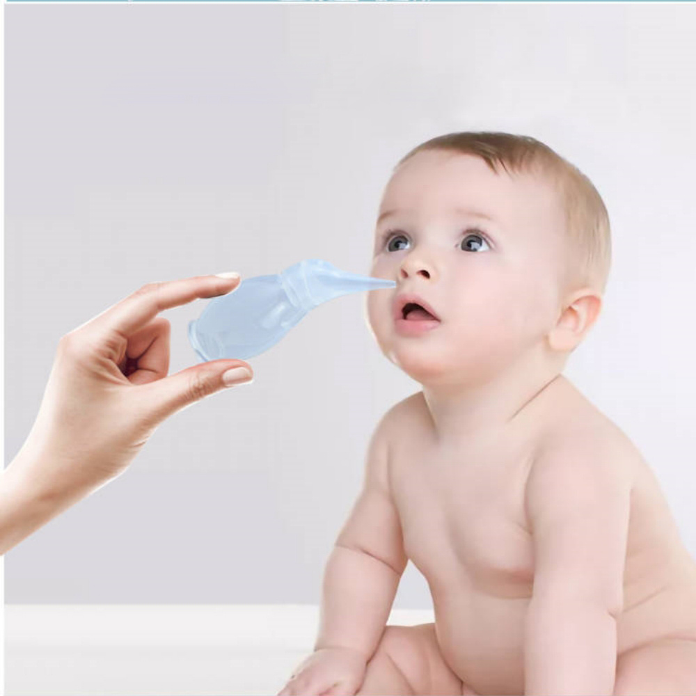 Penguin Silicone Manual Nasal Aspirator for Baby Nasal Aspirator Vacuum Cleaner