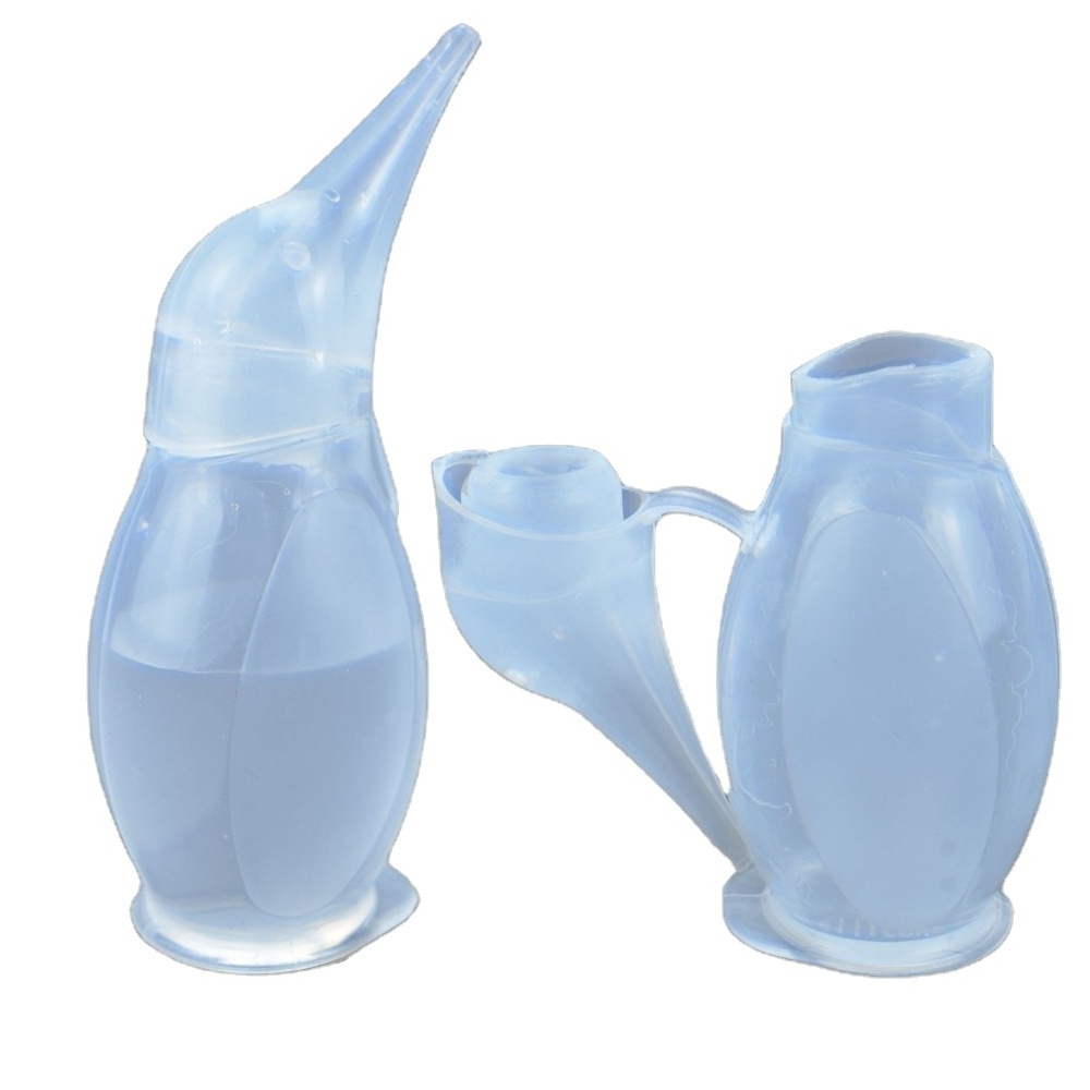 Penguin Silicone Manual Nasal Aspirator for Baby Nasal Aspirator Vacuum Cleaner