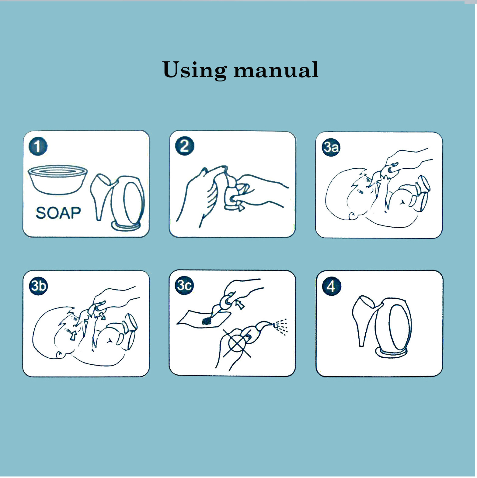 Penguin Silicone Manual Nasal Aspirator for Baby Nasal Aspirator Vacuum Cleaner