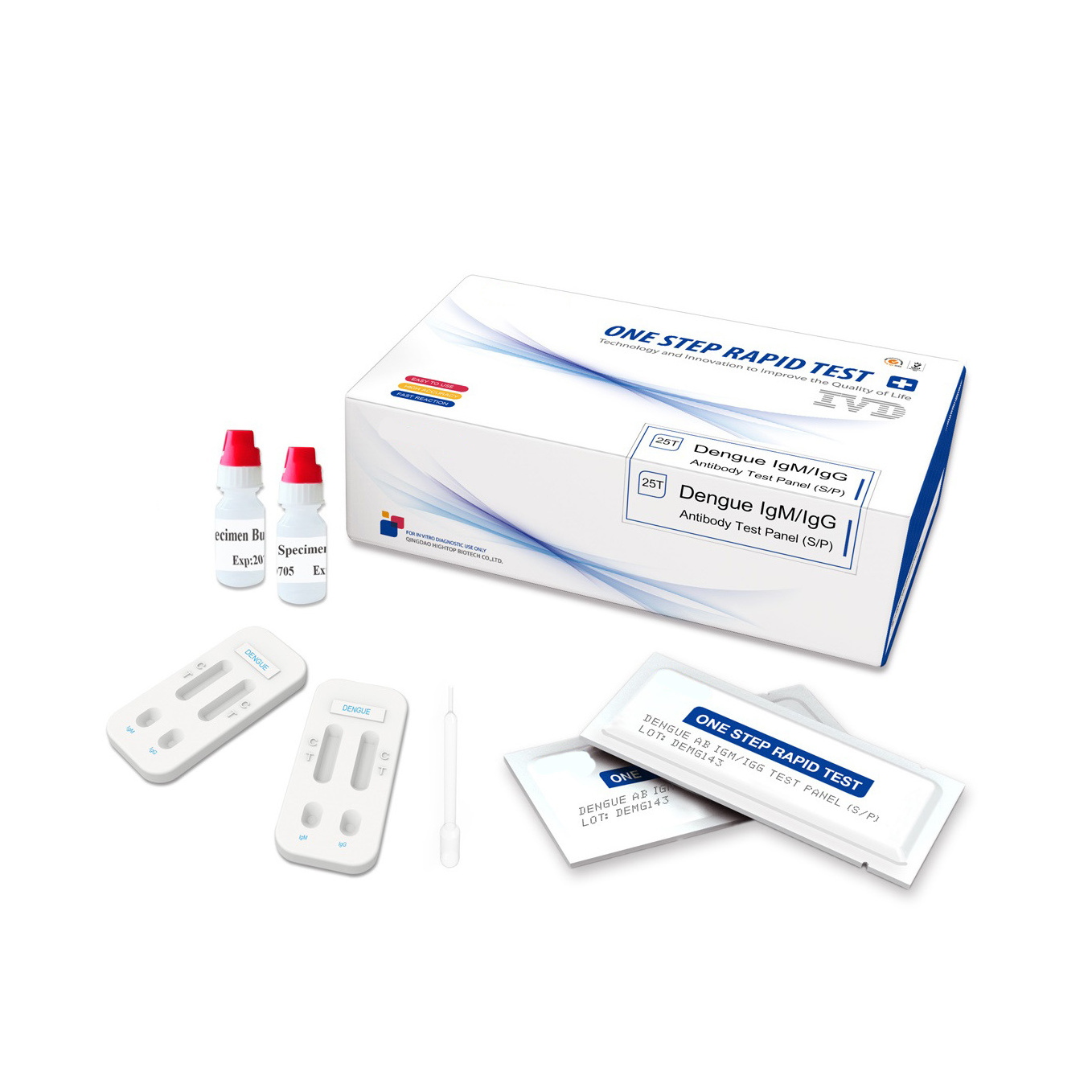 Medical Use Rapid Rotavirus Ag Feces Test Strip And Cassette