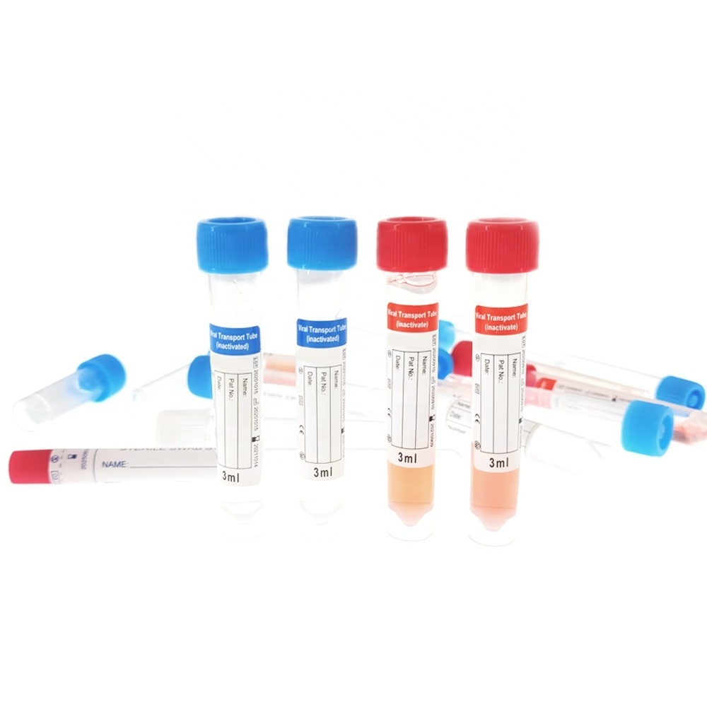 5ml 10ml Inactivated Vtm Kit With Flocked Nylon Swab Stick Vtm