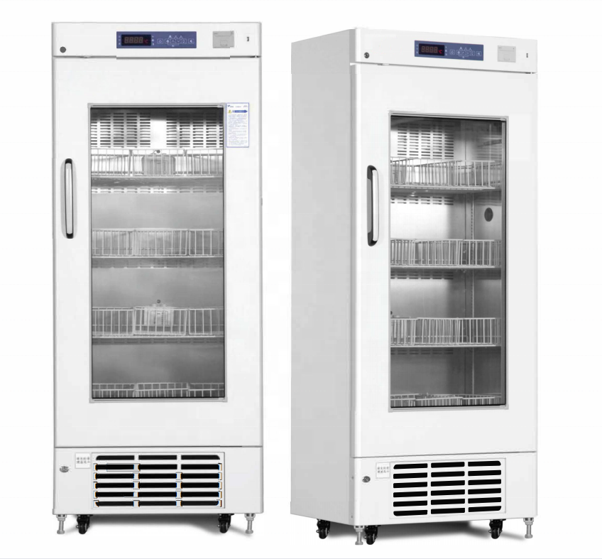 Hospital Lab Equipment Low Temperature MBC-4V368 4 Degree Celsius Medical Blood Bank Refrigerator