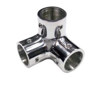 Boat/Yacht/Ship 316 Stainless Steel Hand Rail Tees 3 Way Corner Marine Rail Fitting