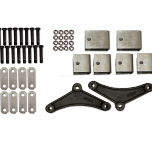 Trailer Axle Spring Hanger Kit with Short Equalizers