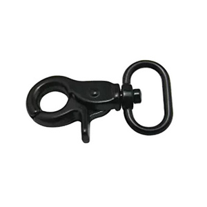 Rigging Hardware Metal Black D ring Swivel Eye Snap Hook For Boat Marine