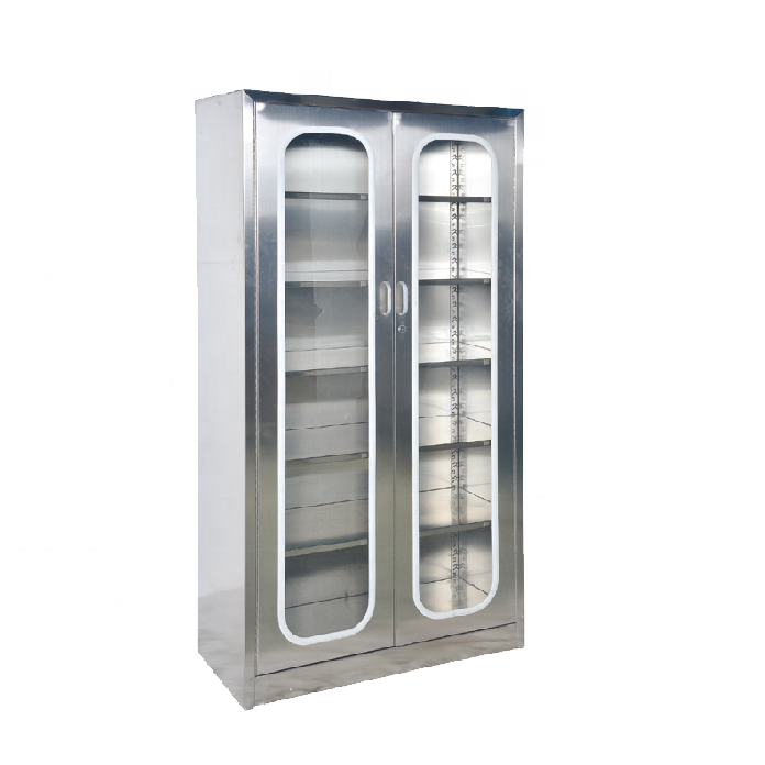 New Stainless Steel Hospital Medicine Instrument Cabinet