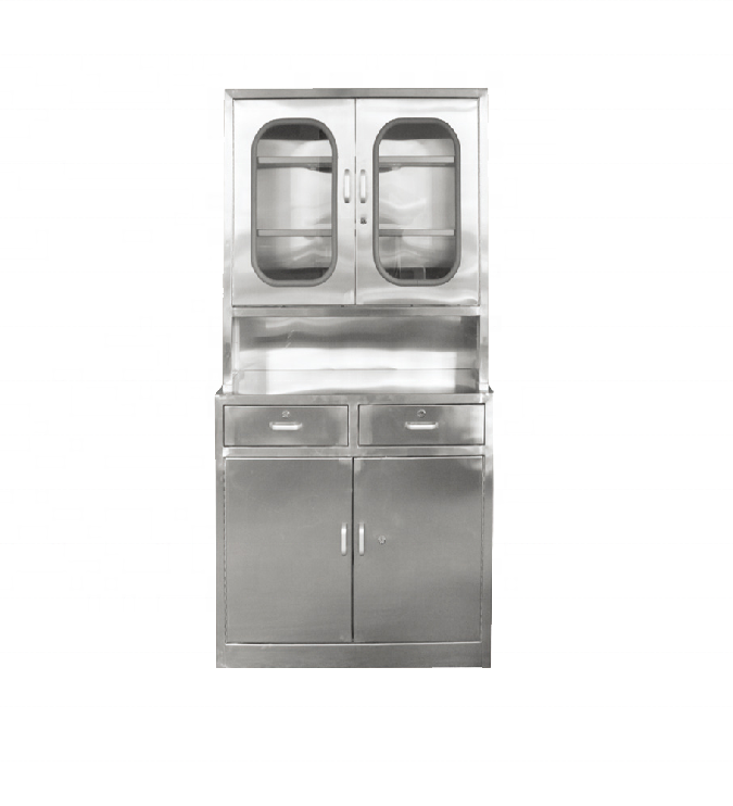 New Stainless Steel Hospital Medicine Instrument Cabinet