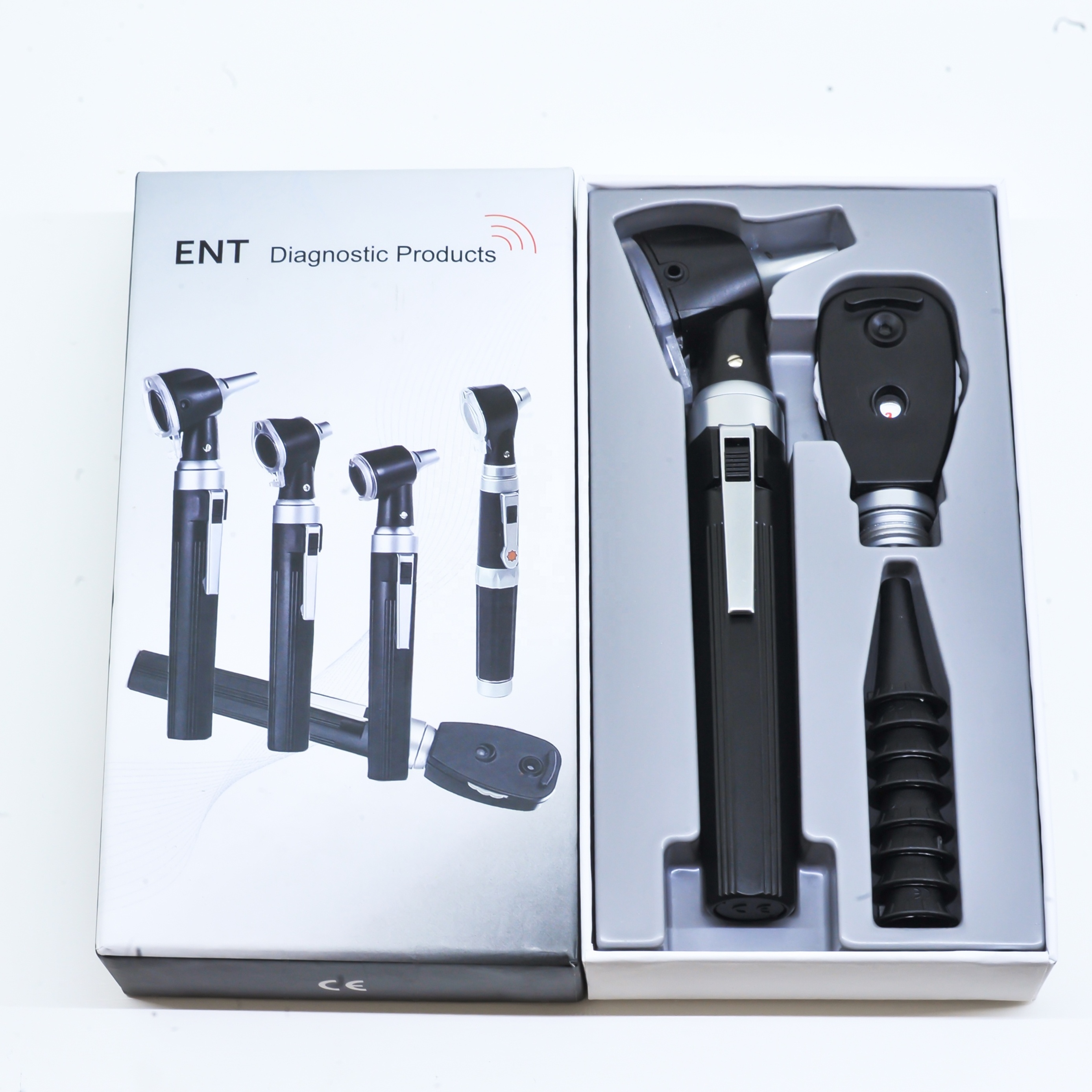 High Quality Professional Diagnostic Instruments Fiber Optical Otoscope Ophthalmoscope Set For Hospital