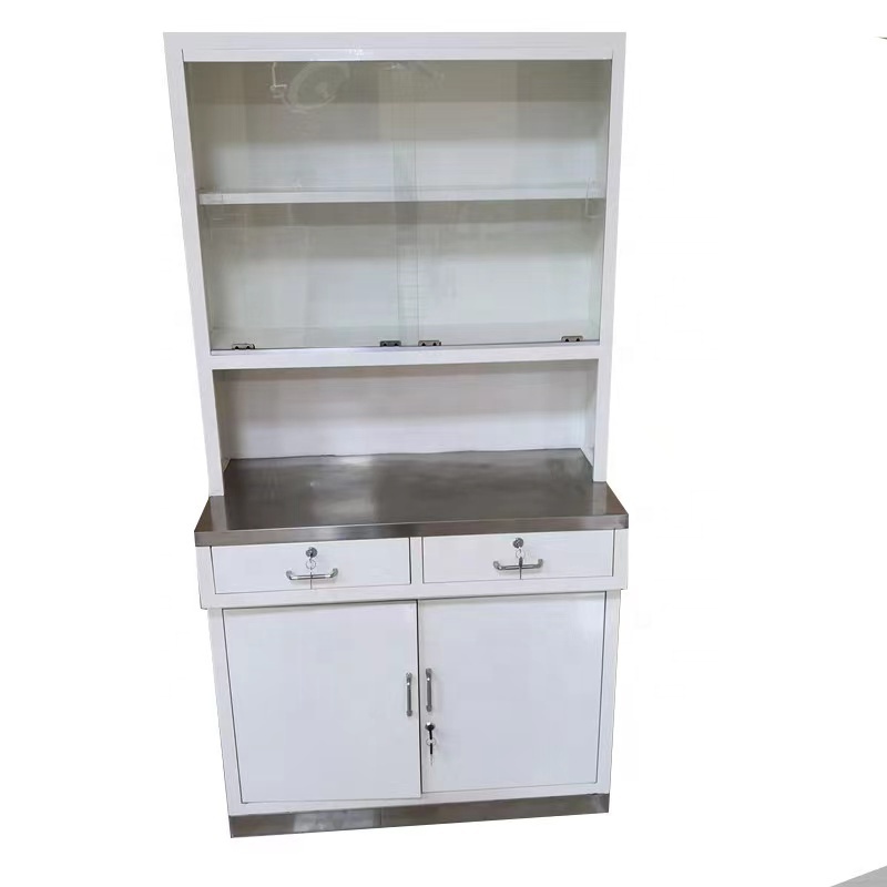 China Manufacturer Stainless Steel Base Medicine Cabinet Medicine Storage Pharmacy Medicine Dental Cabinet