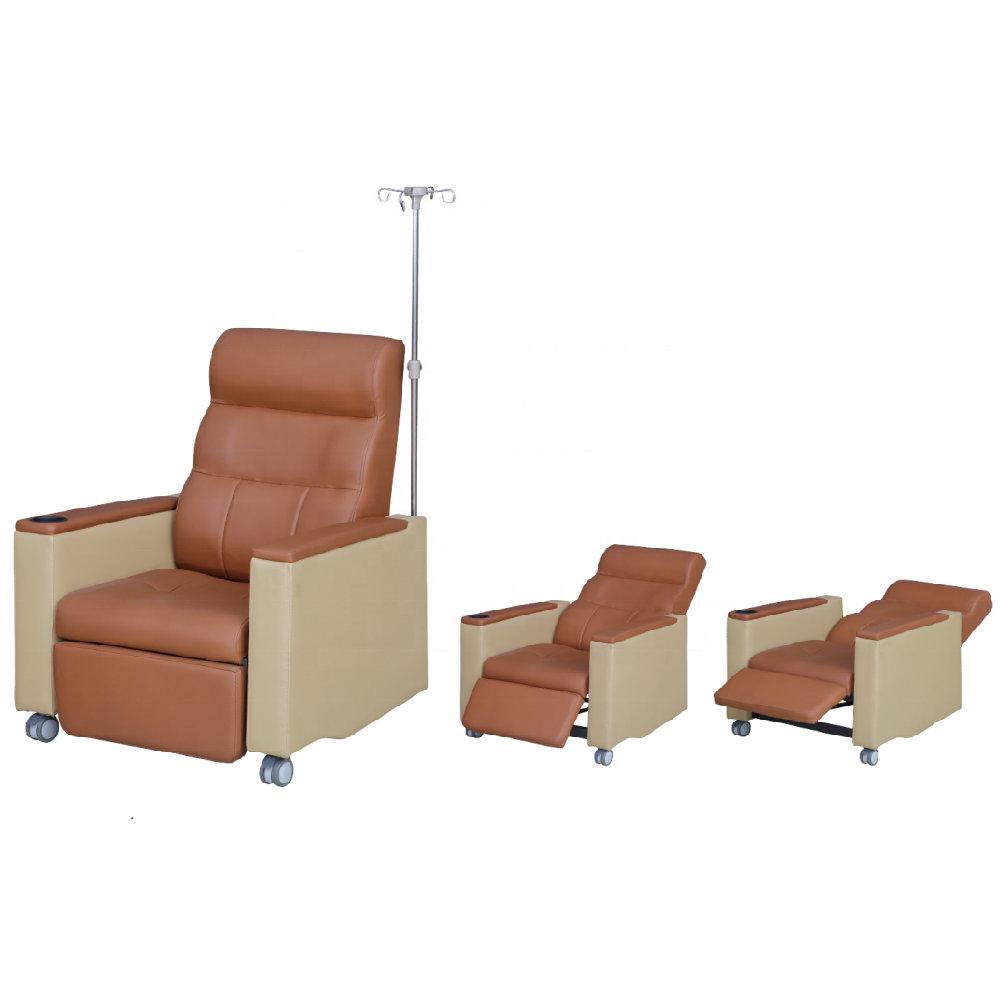 Luxurious Hospital Furniture Medical Equipment Convertible Sofa Bed  Patient Family Accompany Chair Hospital Escort Chair