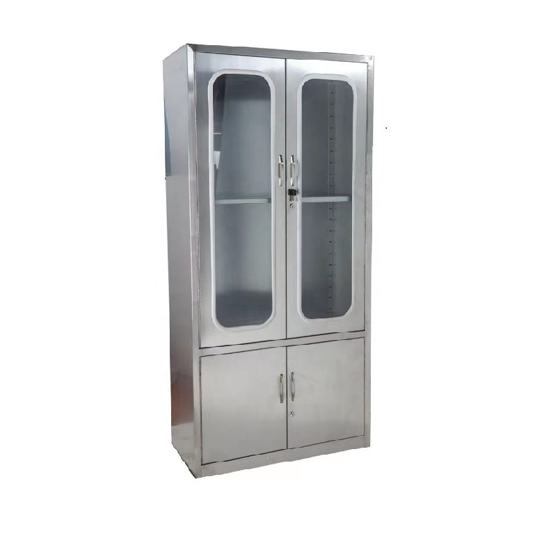 China Manufacturer Stainless Steel Base Medicine Cabinet Medicine Storage Pharmacy Medicine Dental Cabinet