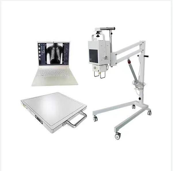 Medical Radiology Diagnostic Equipment 5Kw 8Kw High Frequency Dr X Ray System Mobile Digital Xray Machine