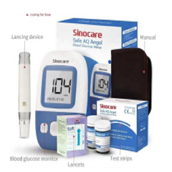 Digital Smart Blood Glucose Meter Cholesterol Uric Acid Blood Glucose Meter Non Invasive Glucometer Monitoring Device