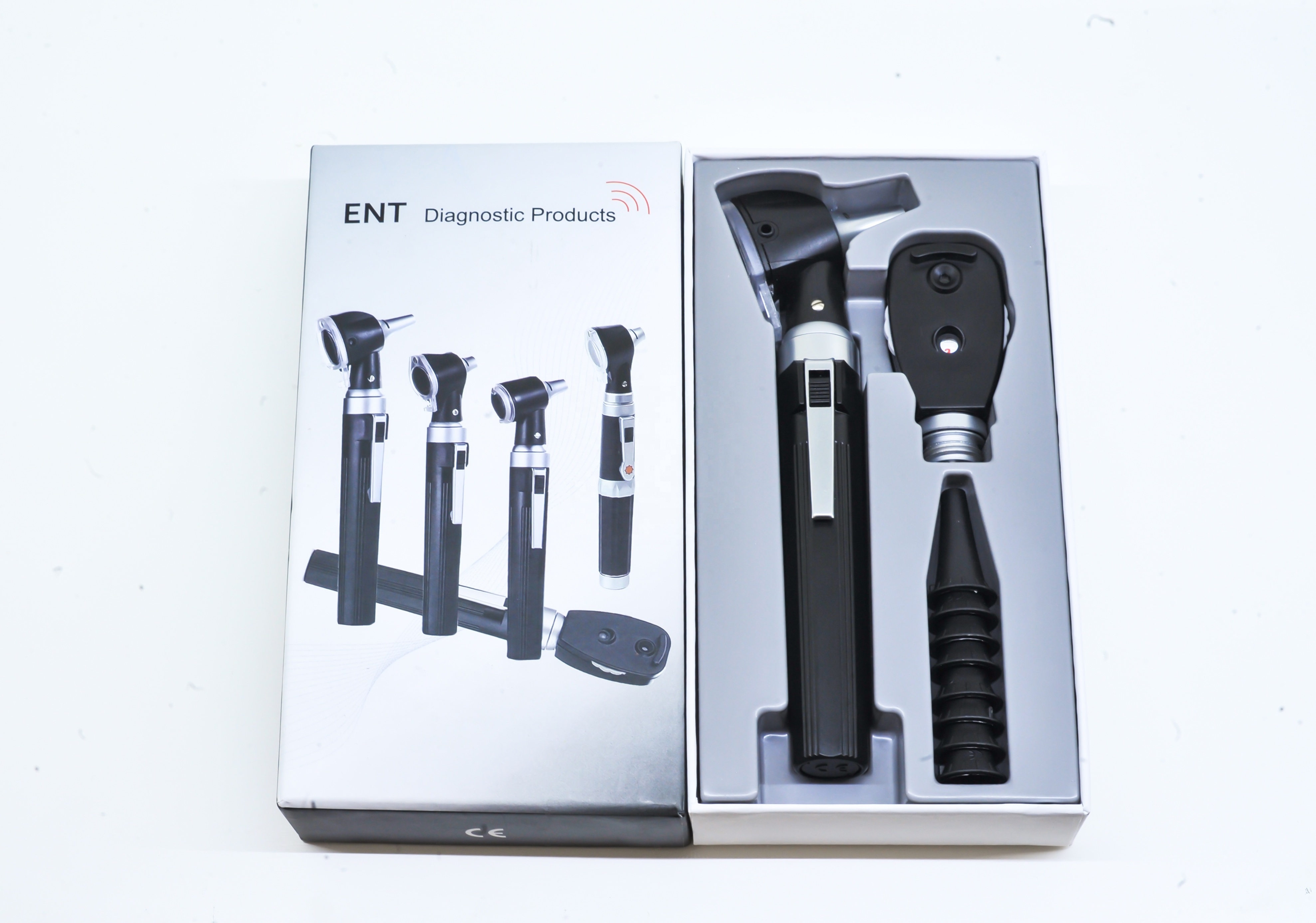 High Quality Professional Diagnostic Instruments Fiber Optical Otoscope Ophthalmoscope Set For Hospital