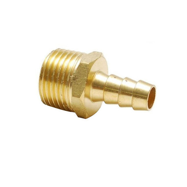 High Quality Brass 2-way Hose Double Straight Barbed Long Tail Coupler Adapter Union Connector & Hex Swivel Nipple PEX Fittings