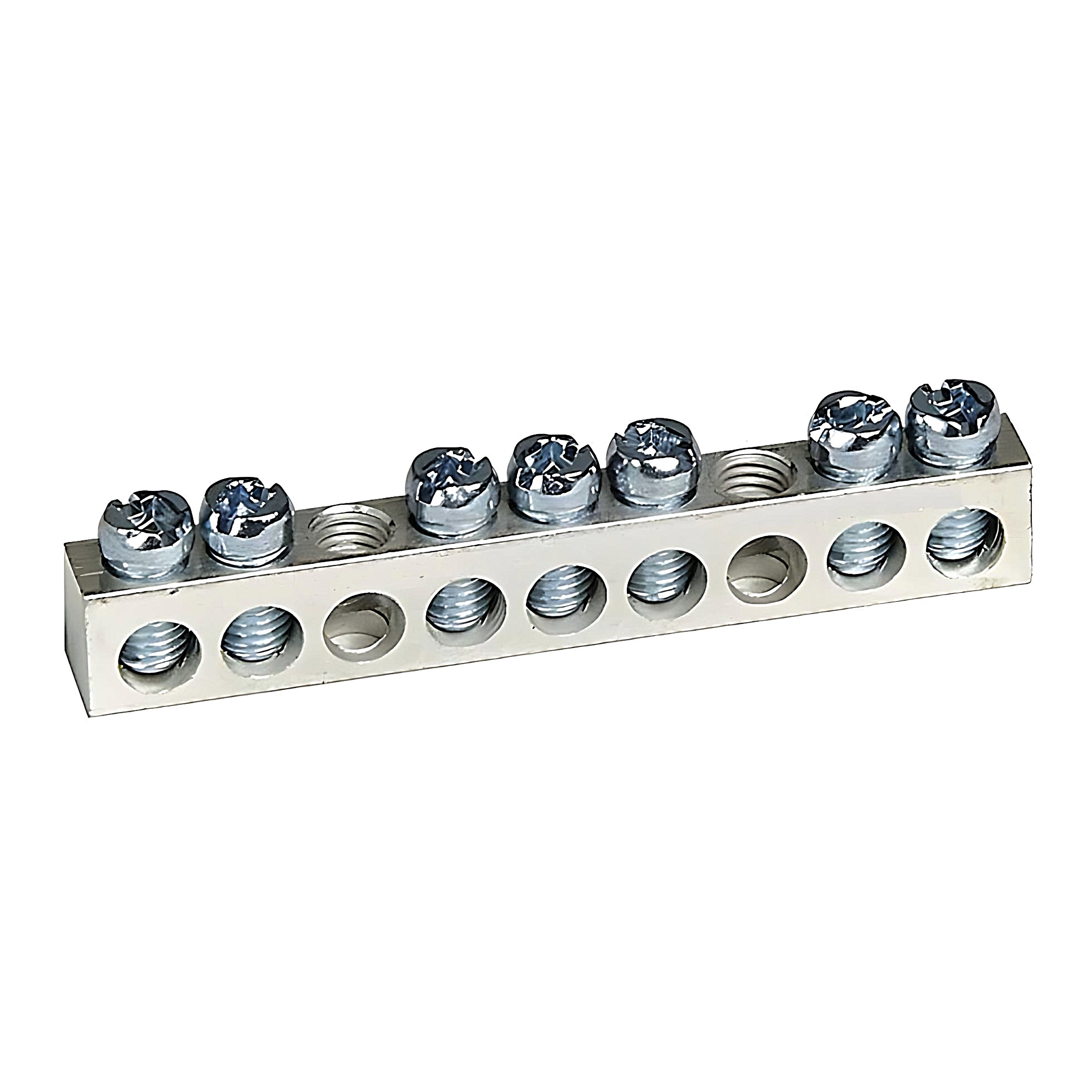 High Grade PCB Aluminum 6061 Neutral Link Bar pk15gta & 15 Pole Square D Ground Bus Bar With AWG ECGB Mechanical Lug