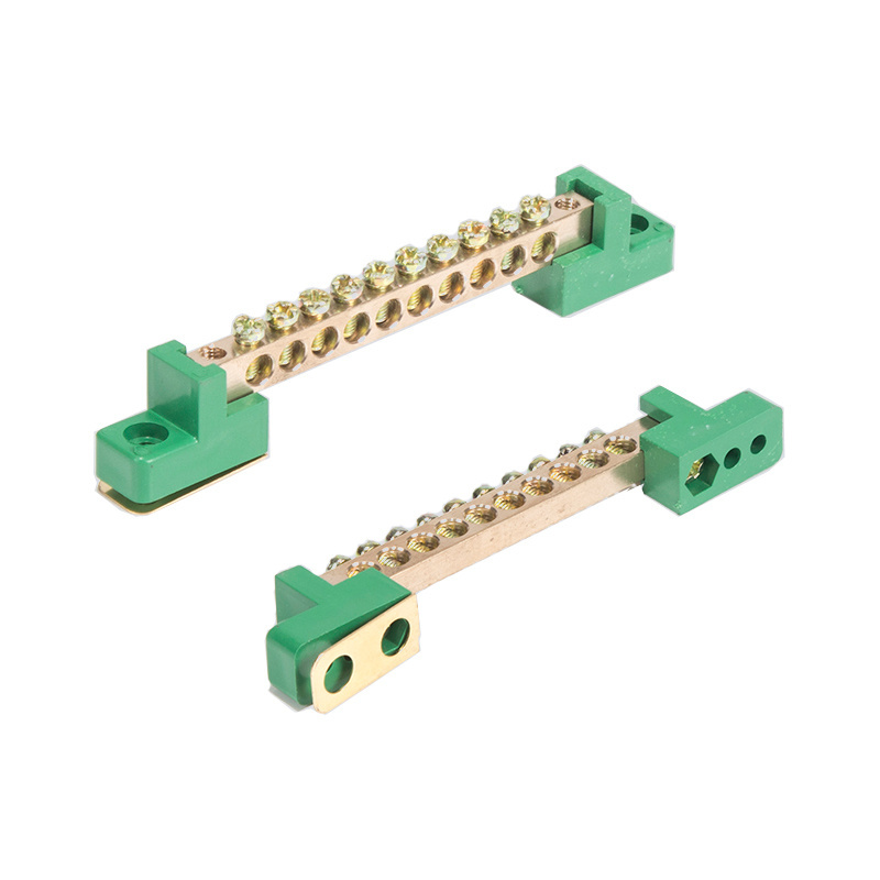 High Grade PCB Din Rail Brass Neutral Links And Earth Terminal Bar And  Mechanical Ground Bus Bar At Direct Factory Cheap Price