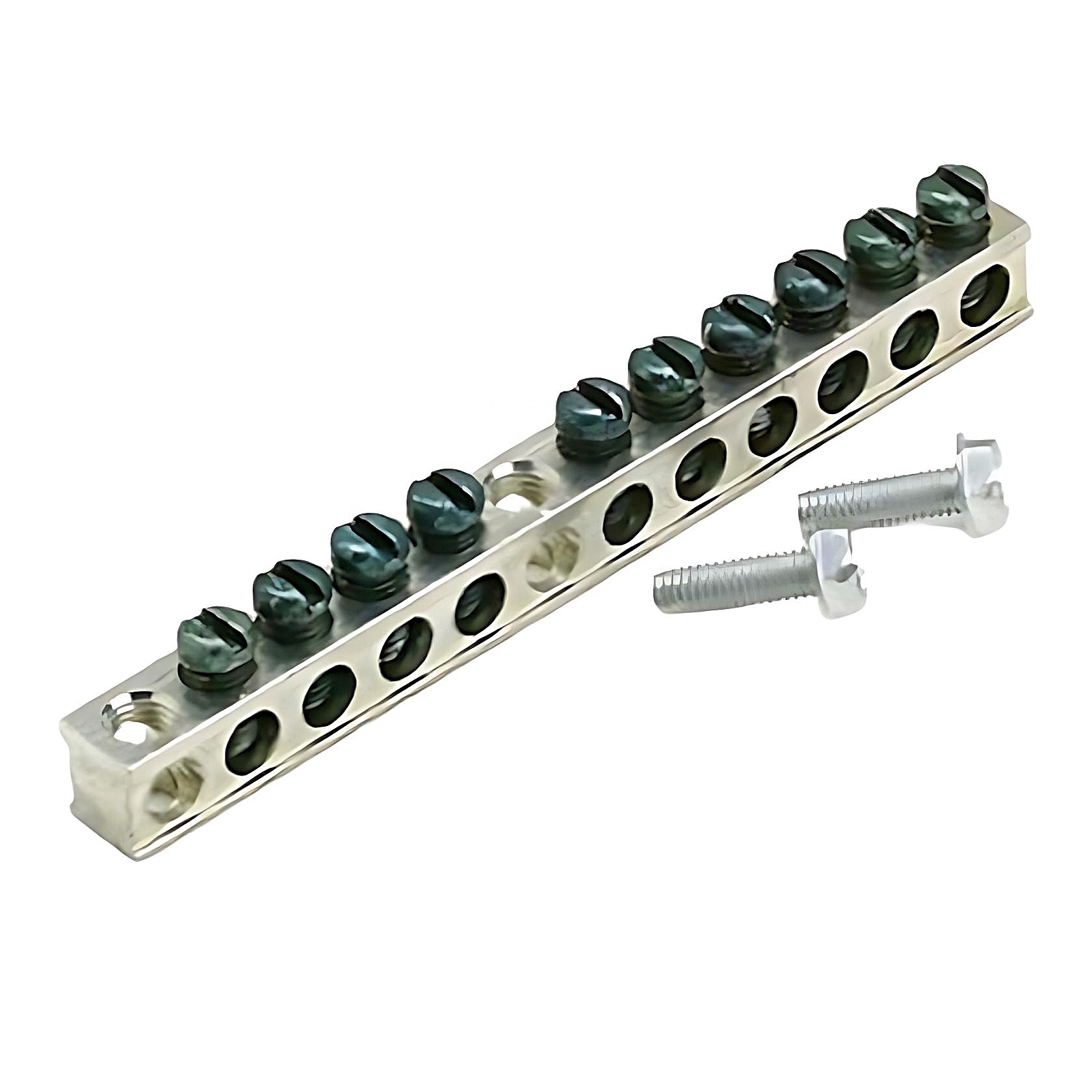 High Grade PCB Aluminum 6061 Neutral Link Bar pk15gta & 15 Pole Square D Ground Bus Bar With AWG ECGB Mechanical Lug