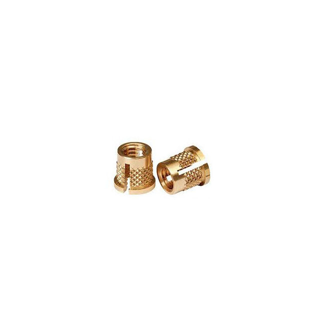 Factory Price Customized Size Brass Helical Double Knurled Threaded Inserts Nut At Cheap Price