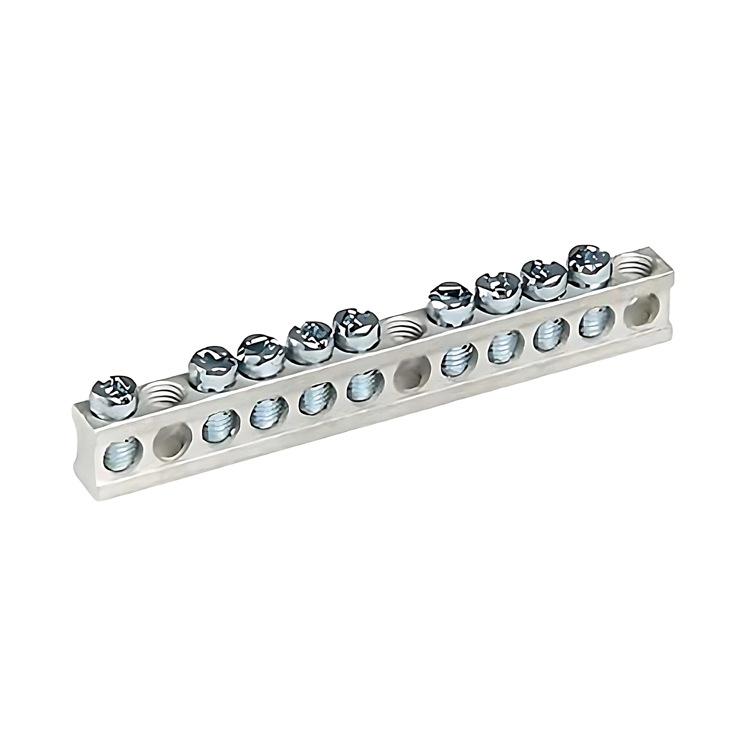 High Grade PCB Aluminum 6061 Neutral Link Bar pk15gta & 15 Pole Square D Ground Bus Bar With AWG ECGB Mechanical Lug