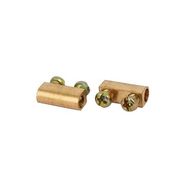 OEM Custom Design Brass Switch Terminal  with Screw and Aluminum  Connectors Stamping Female Spade